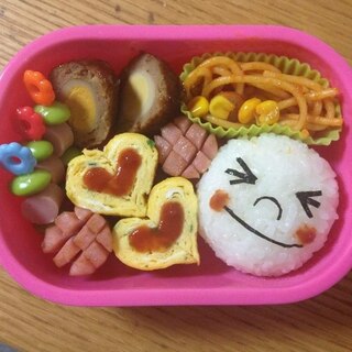 簡単☆顔キャラ弁